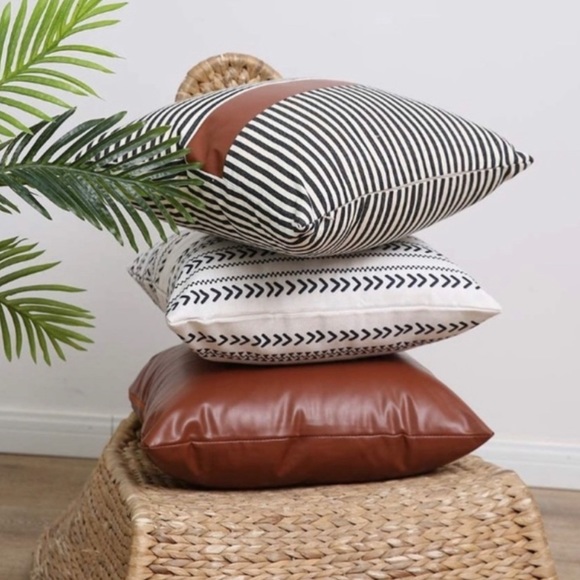 Set Of 4 Boho Throw Pillow Covers - Picture 2 of 2